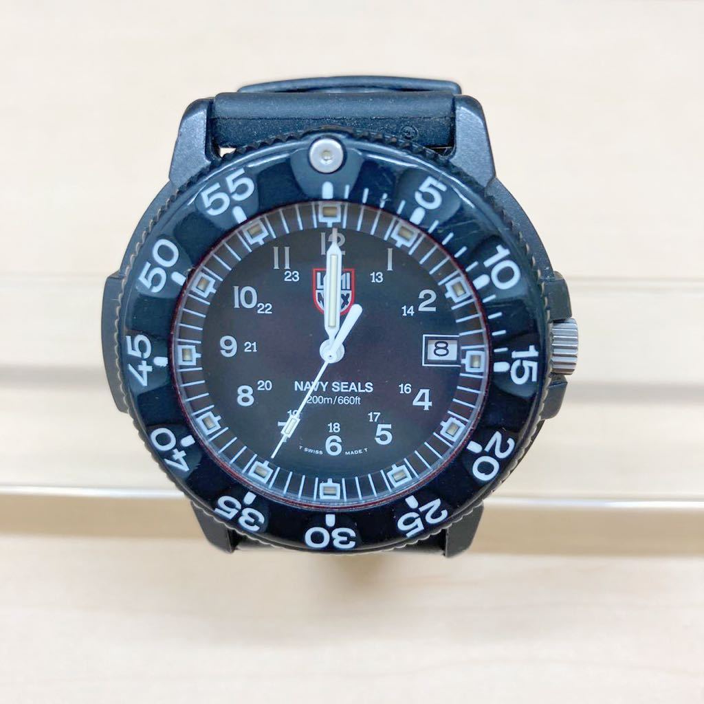 refle0 LUMINOX 3H 200m 660ft NAVY SEALS mbm ネイビーシールズ