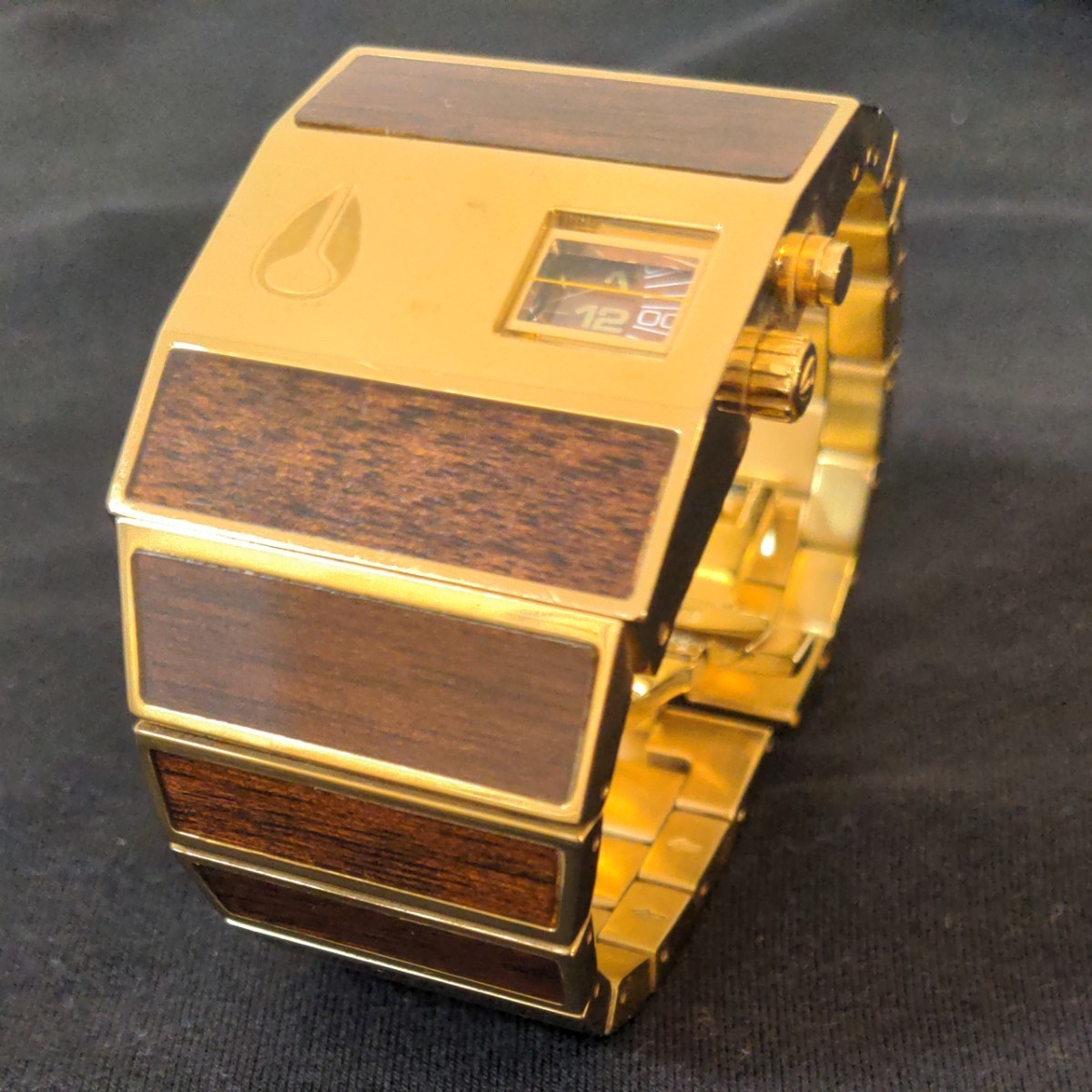 NIXON (ニクソン) ROTOLOG ロトログ ALL GOLD/BROWN - 時計 NIXON (ニクソン) ROTOLOG ロトログ ALL GOLD/BROWN - 時計