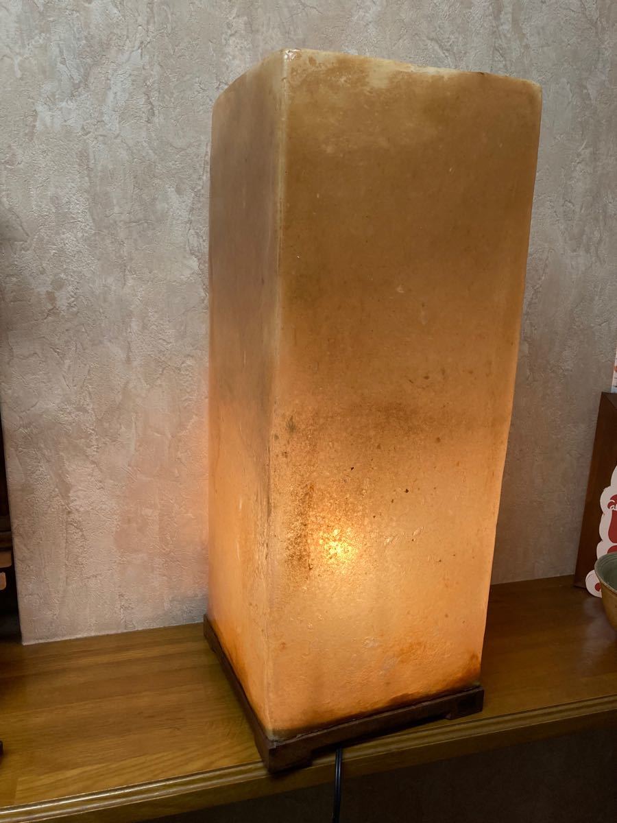 キャメルランプ 特大 革のランプ 間接照明