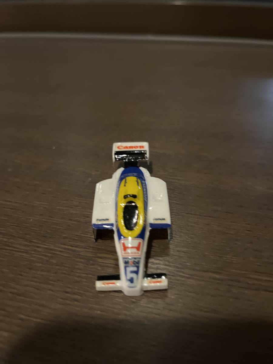  slot car has painted clear body Honda F1