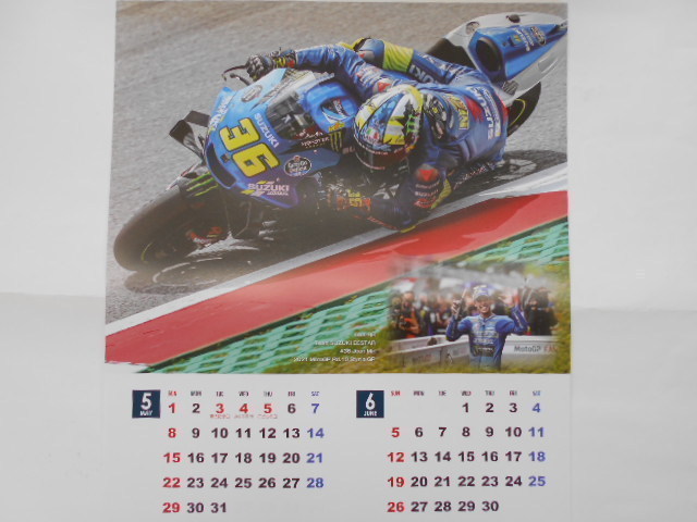 スズキ　2022レーシングカレンダー_画像4