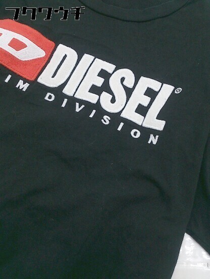 ◇ DIESEL ディーゼル ロゴ 半袖 Tシャツ カットソー サイズL ブラック メンズ 1112240006878_画像6