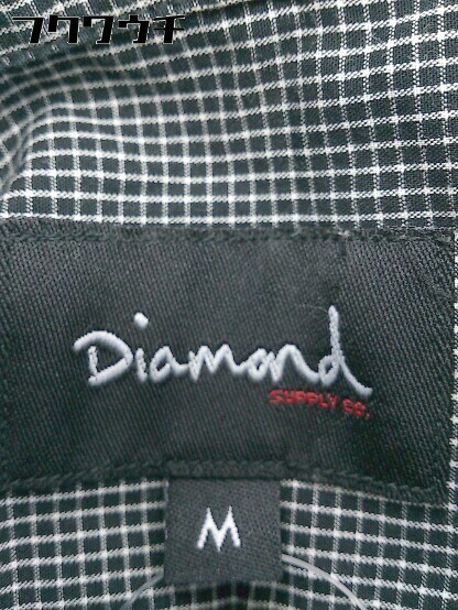◇ Diamond Supply Co ボタンダウン BD 長袖 シャツ サイズM ブラック系 メンズ 1112240003266_画像5
