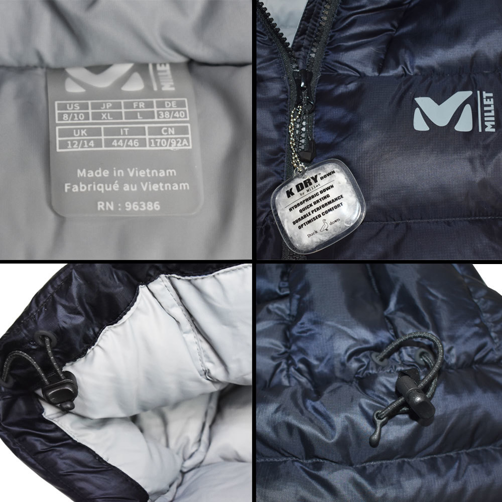♪MILLET/ミレー ダウンジャケット【ネイビー/XL】新品