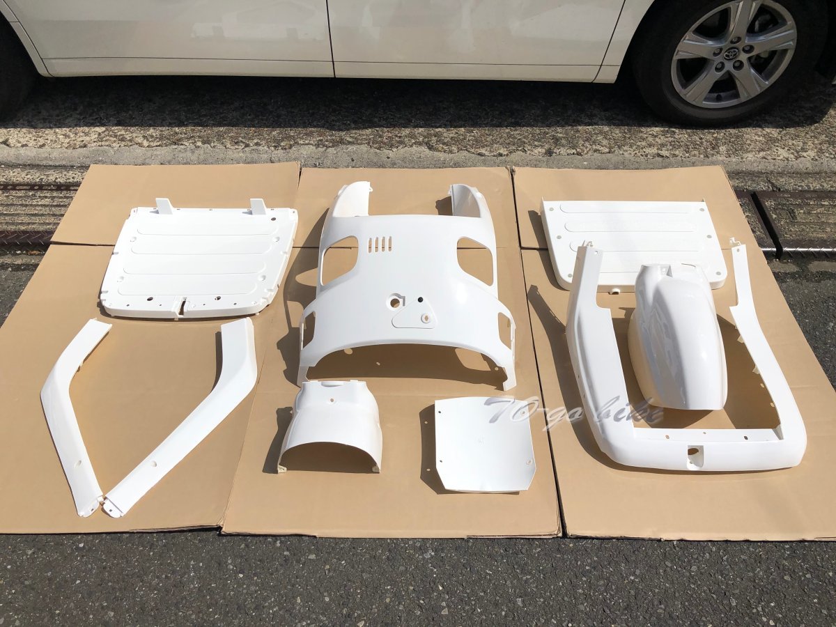ジャイロキャノピー TA02 TA03 外装カウル 艶あり白 ホワイト 社外品
