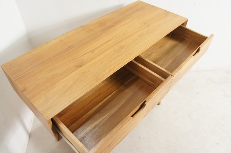  Northern Europe style cheeks natural wood table chest ..2 cup W100cm