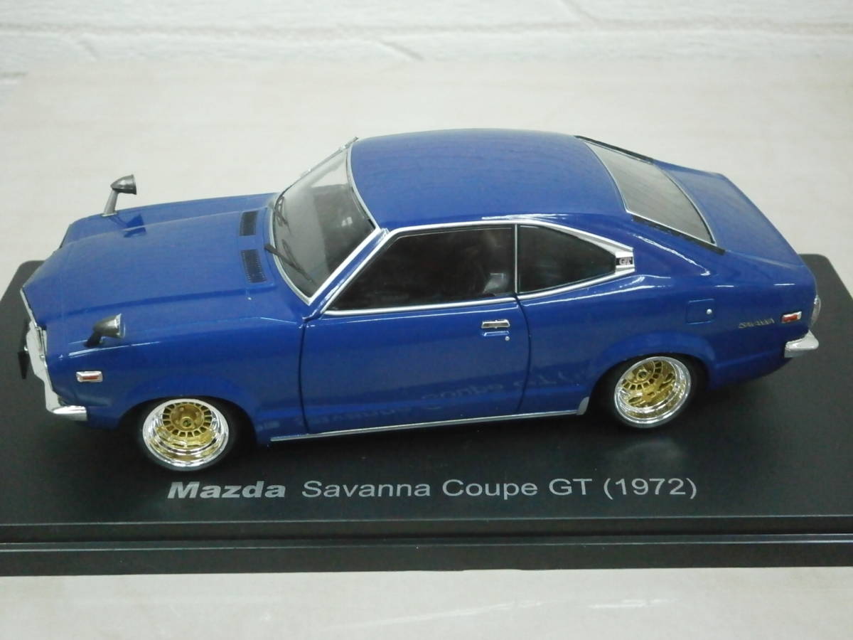 1/24＜希少美品：Hachette＞国産名車コレクション マツダ サバンナ クーペ S124A RX-3 (1972) /カスタム