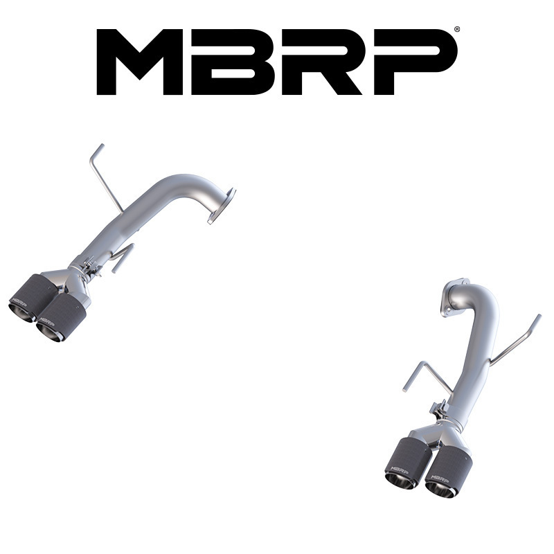 MBRP スバル WRX S4 VAG 2014-2021年 AXLE-BACK エキゾースト カーボンファイバーTip 正規品