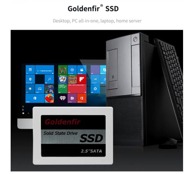 【最安】新品 SSD 128GB Goldenfir SATA3 / 6.0Gbps 未開封 ノートPC デスクトップPC 内蔵型 パソコン 2.5インチ 高速 NAND TLC_画像9