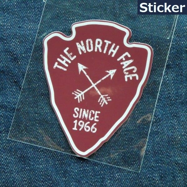 TNF Print Sticker NN32348 FF ノースフェイス ステッカー 新品 PVC素材 防水 ＜ 5枚セット ＞