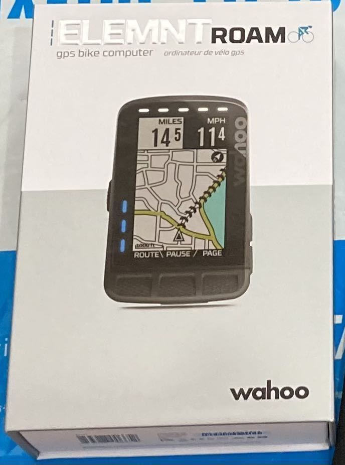 WAHOO(ワフー) ELEMNT ROAM(エレメントローム) GPSサイクルコンピューター単体(マウント付) 新品 未使用 wahoo ワフー サイコン マウント