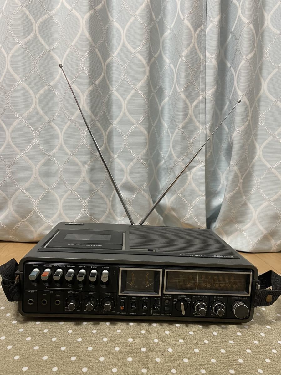 昭和レトロ National RS-4400 ステレオラジオカセットレコーダー