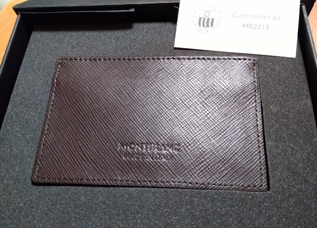 【BOX入り未使用】MONTBLANC モンブラン カードケース 名刺入れ ビジネスカードホルダー