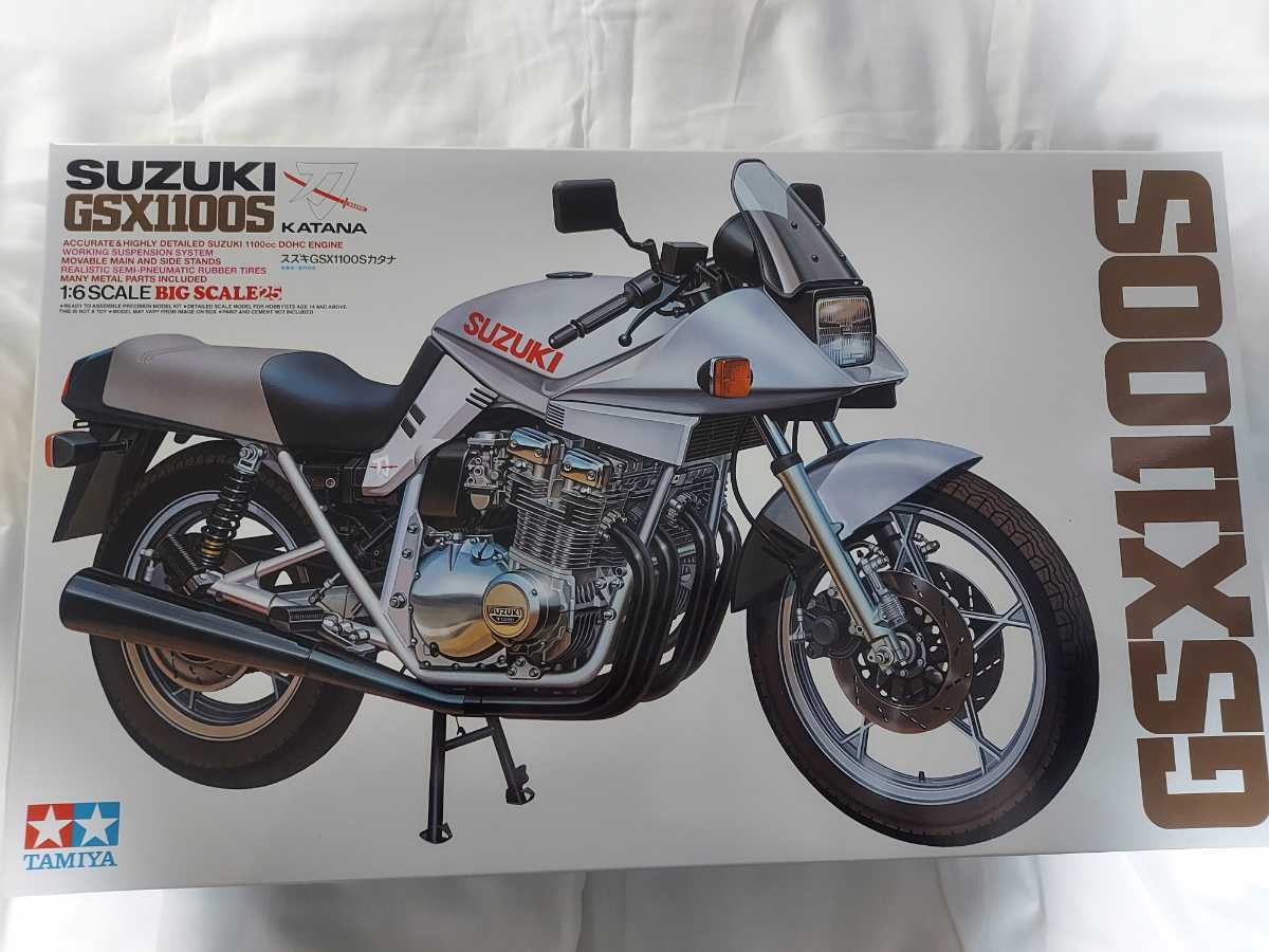  Tamiya 16025 1/6SCALE GSX1100S Katana not yet constructed SUZUKI TAMIYA KATANA Katana Suzuki 