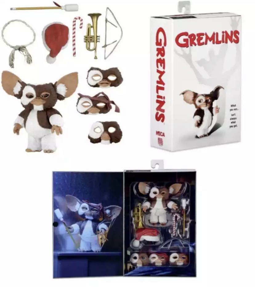 新品】NECA グレムリン ギズモ フィギュア クリスマス サンタ 新品】NECA グレムリン ギズモ フィギュア クリスマス サンタ