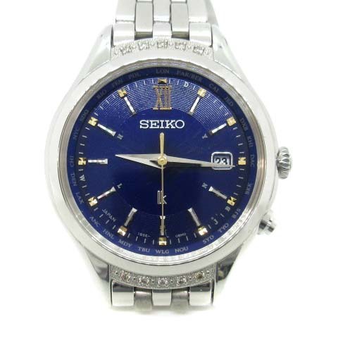 セイコー SEIKO ルキア 2020 腕時計 エターナルブルー限定モデル ソーラー ダイヤモンド ブルー 青 SSVV069 /YO14 レディース