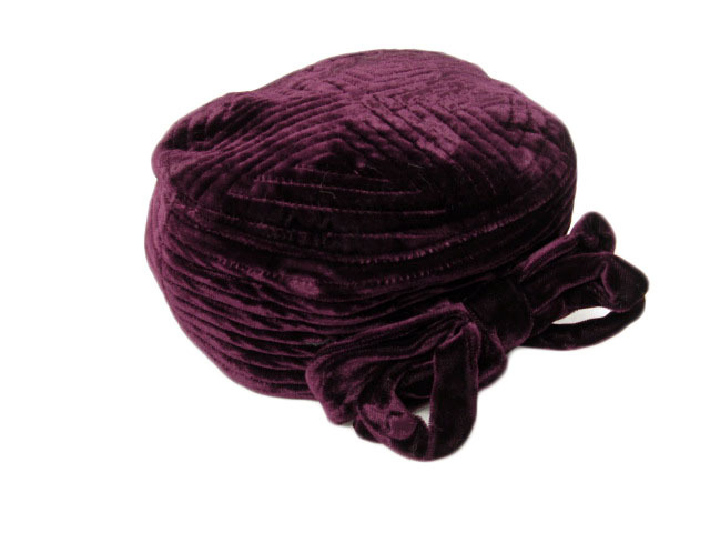 ソプラトゥット SOPRATTUTTO 帽子 ハット 【WEB限定】 リボン 最高品質の ベロア 紫 レディース