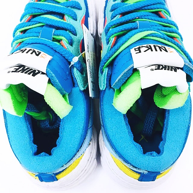 未使用品 ナイキ NIKE sacai KAWS Blazer Low Neptune Blue DM7901-400