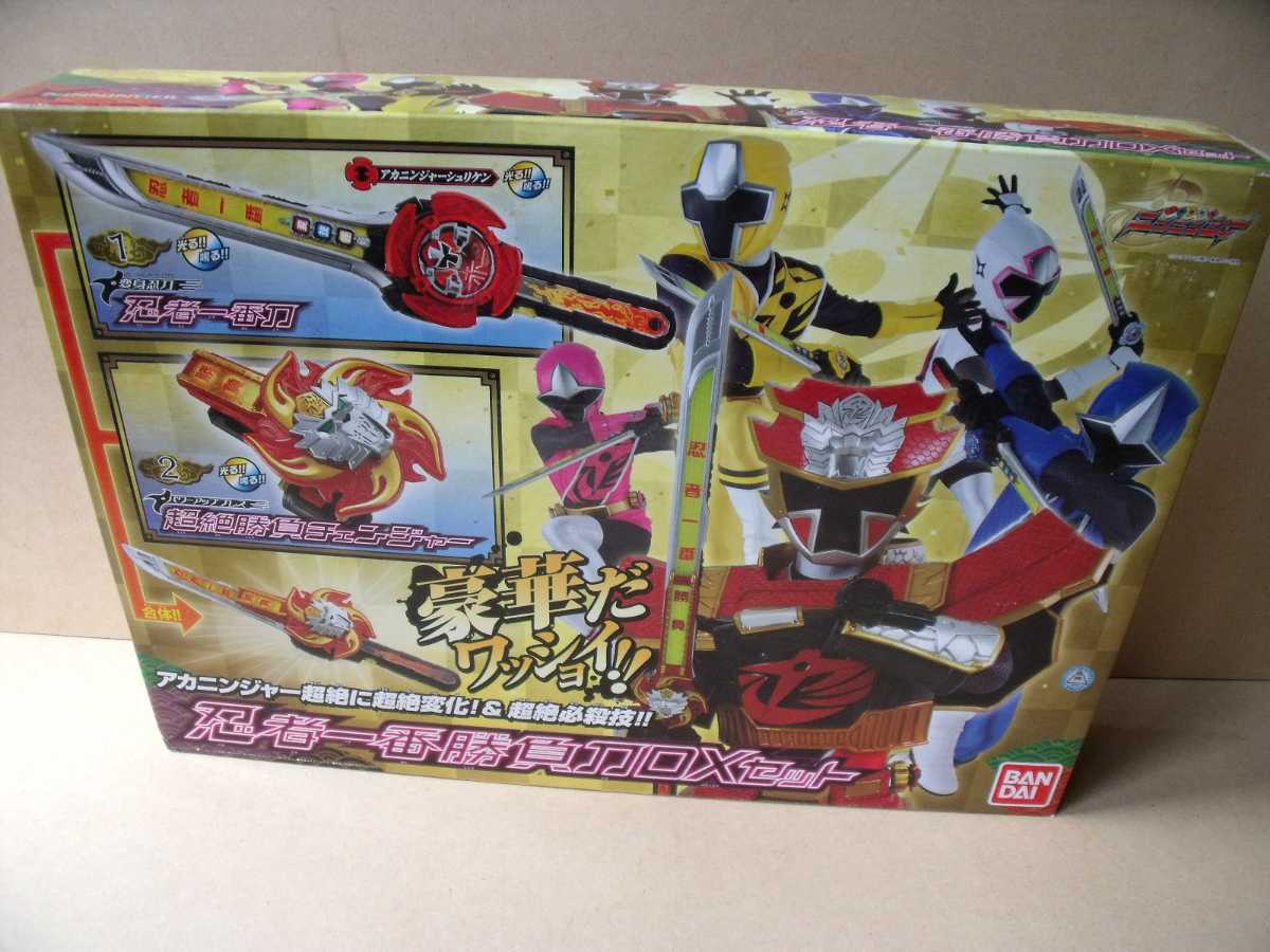 手裏剣戦隊ニンニンジャー　忍者一番勝負刀ＤＸセット　バンダイBANDAI_画像1