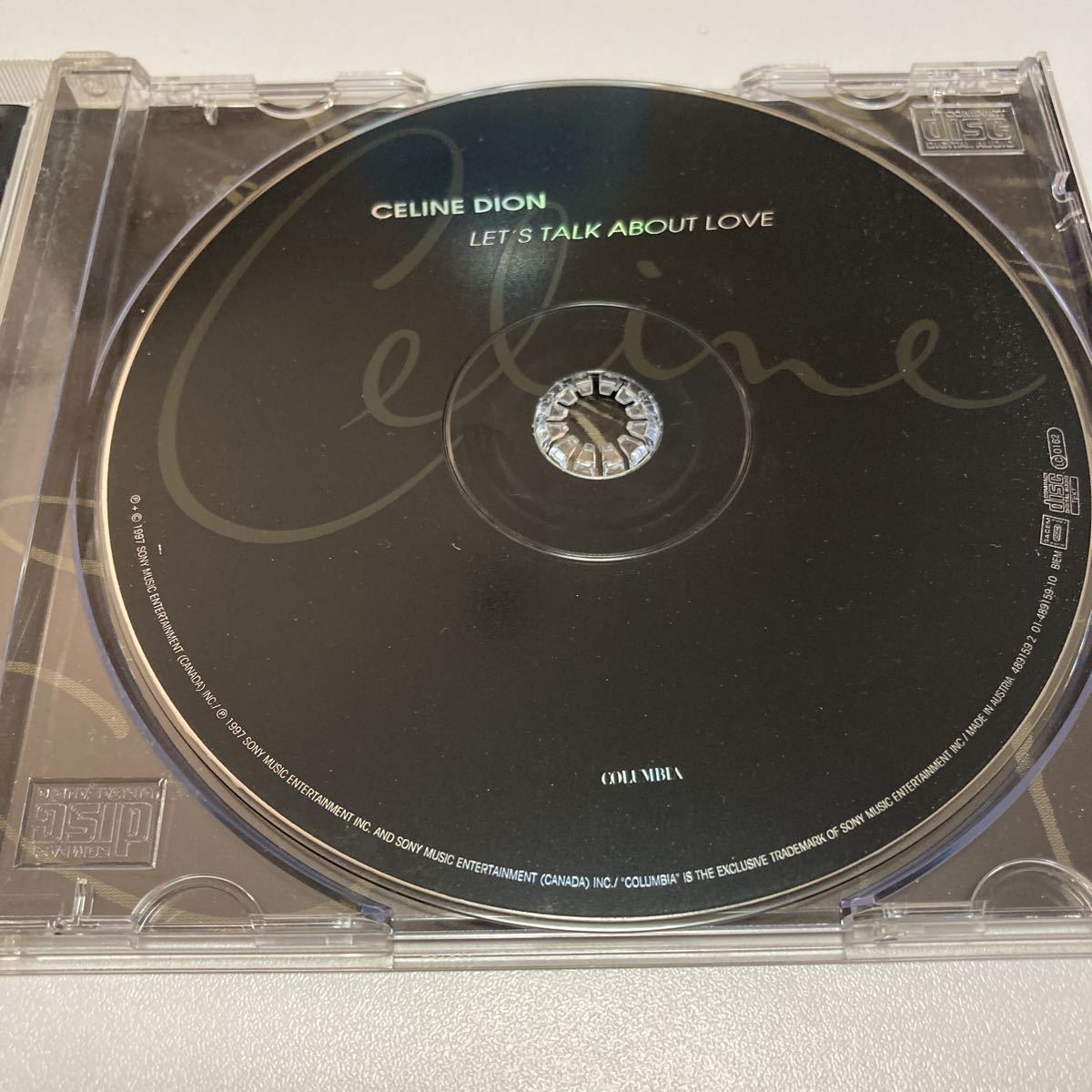 Celine Dion LET'S TALK ABOUT LOVE CD セリーヌ・ディオン