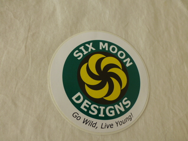SIX MOON DESIGNS стикер SIX MOON DESIGNS GoWild,LiveYoung! Schic s moon дизайн z палатка брезент ракушка ta-USA OREGON PORTLAND