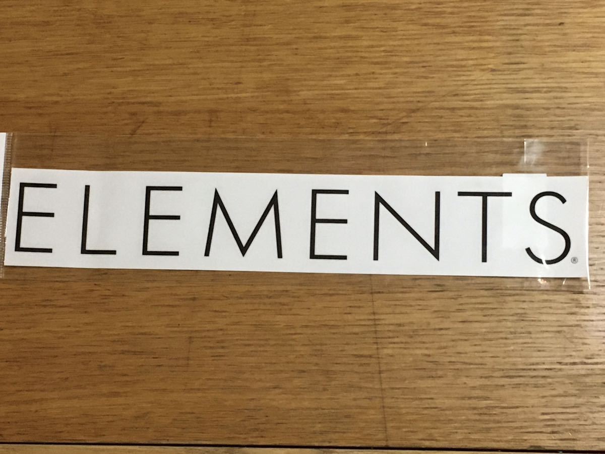 エレメンツ ELEMENTS 文字切り抜き ステッカー 260×30mm_画像1