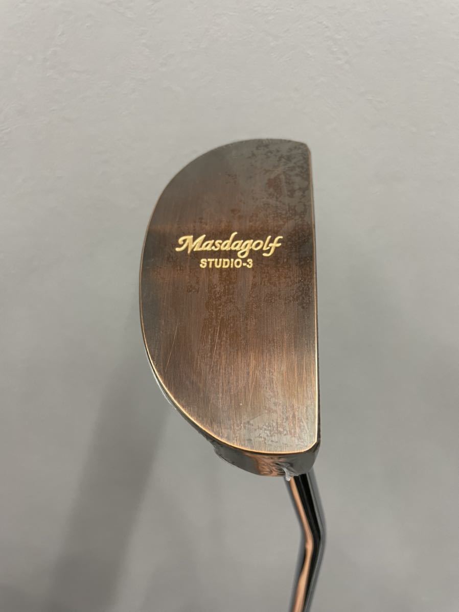 ☆新品即納☆Masda golf マスダゴルフ STUDIO-3 スタジオ 3 銅メッキ