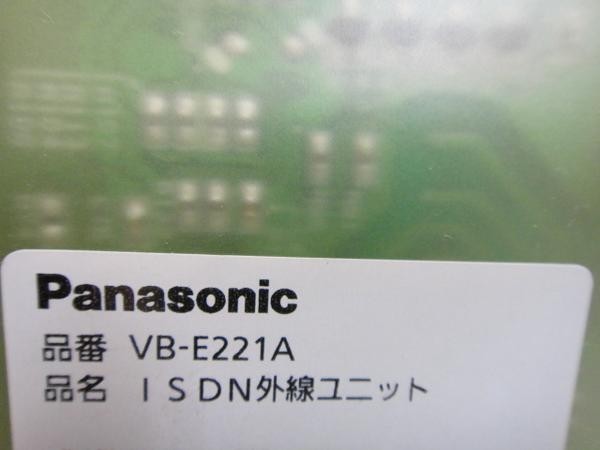 [ used ]Panasonic/ Panasonic Acsol for VB-E221A ISDN out line unit [ business ho n business use ]
