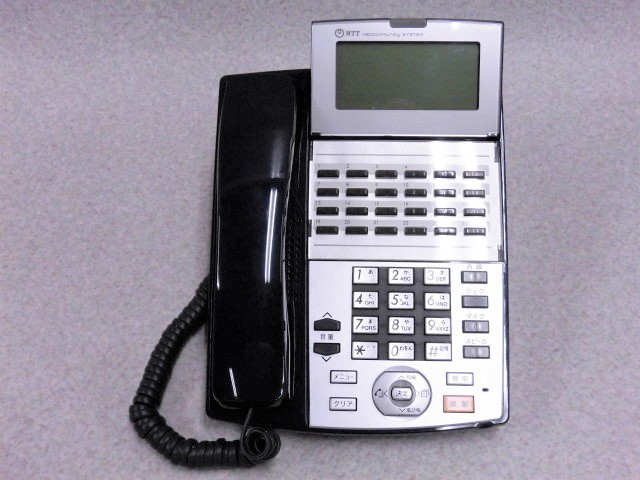 【中古】NX-(24)IPTEL-(1)(K) NTT αNX 24ボタンIP電話機【ビジネスホン 業務用 電話機 本体】_画像1