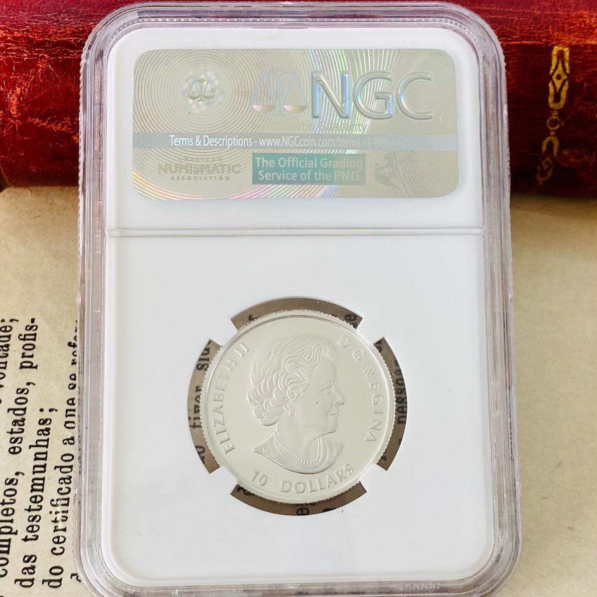 NGC 最高鑑定 2016 PF70 UC カナダ 銀貨10ドルスワロフスキー|Yahoo
