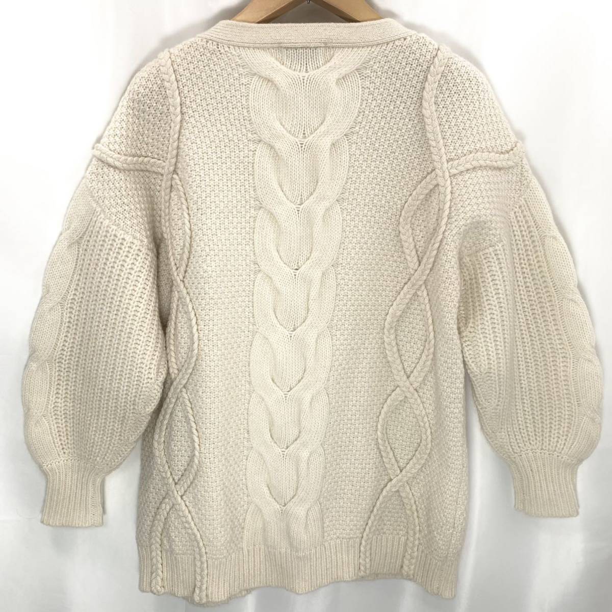 CLANE クラネ 3D CABLE KNIT CARDIGAN 3Dニット カーディガン