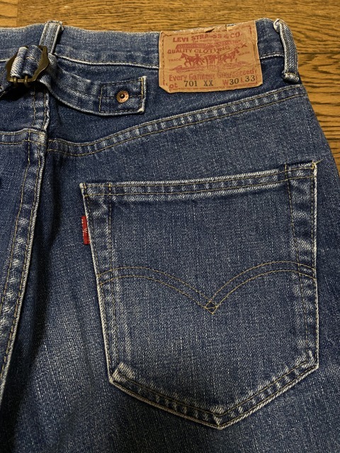 ※LEVI'S リーバイス LOT 701XX J22 シンチバック BIG-E セルビッチ ボタンフライ デニムパンツ 紙パッチ 日本製 30 BJBA.ABの画像5