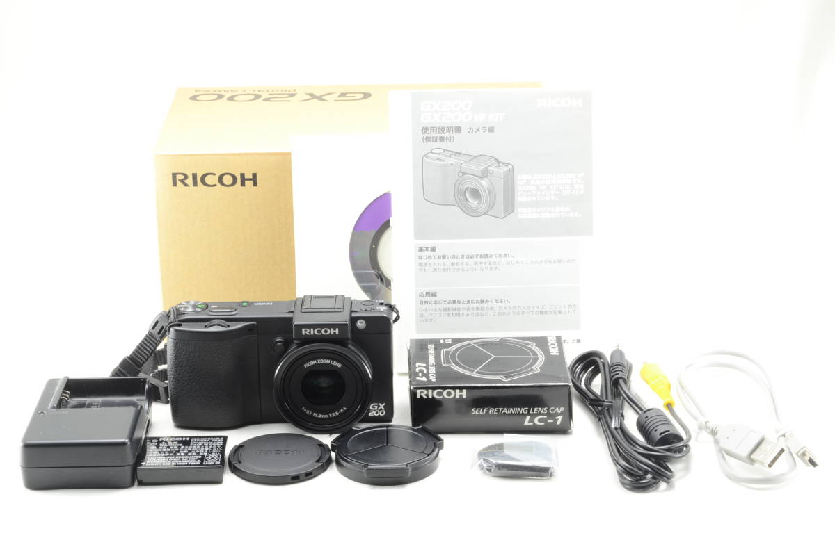 良品】RICOH リコー GX200 / 5.1-15.3mm F2.5-44 / 付属〇 #2418