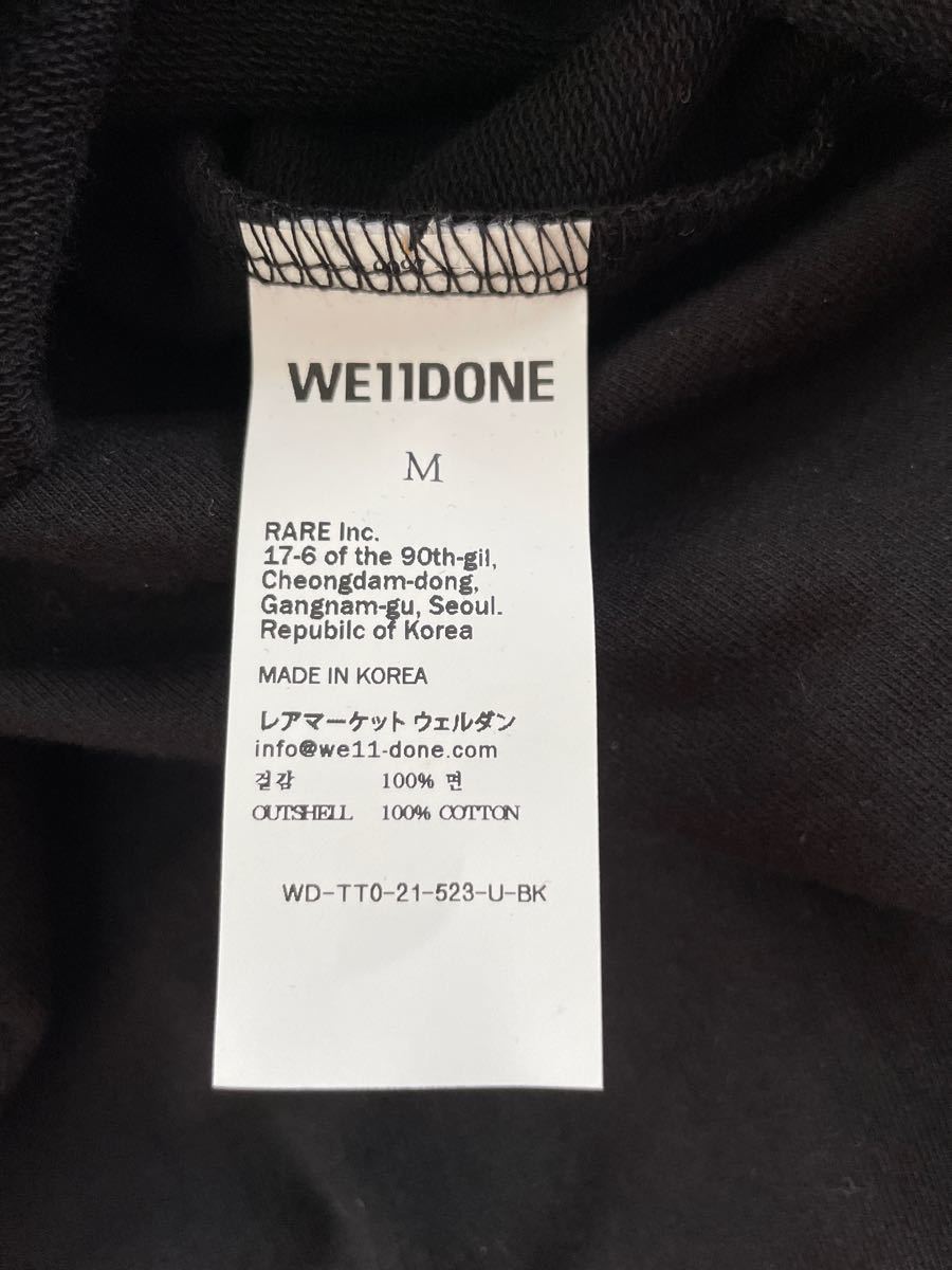 137  定価￥34100 WE11DONE ウェルダン　半袖　ポロシャツ　M 未使用品