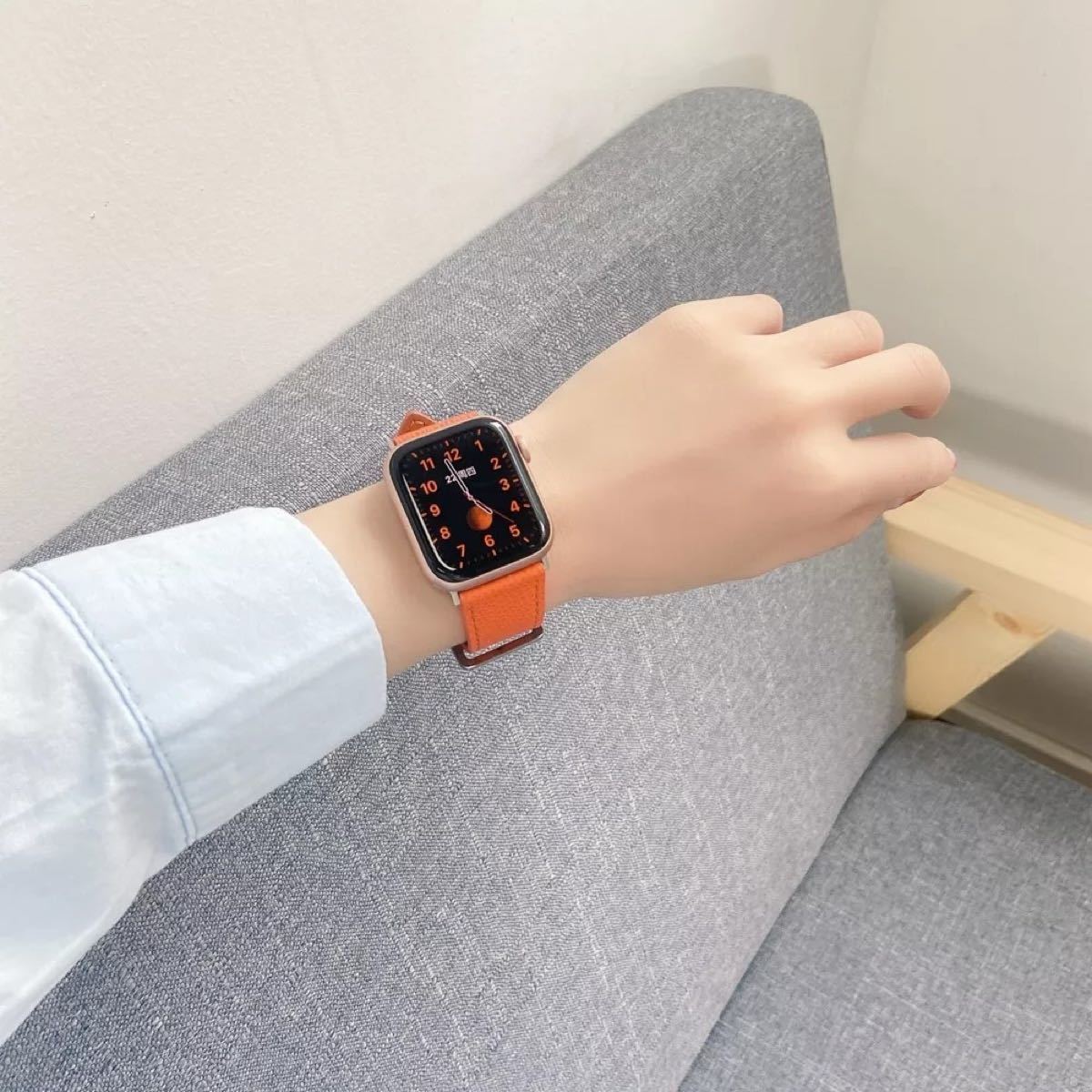 新品Apple Watch Hermèsヴォー・グレイン・バレニア44/45mm カタログ