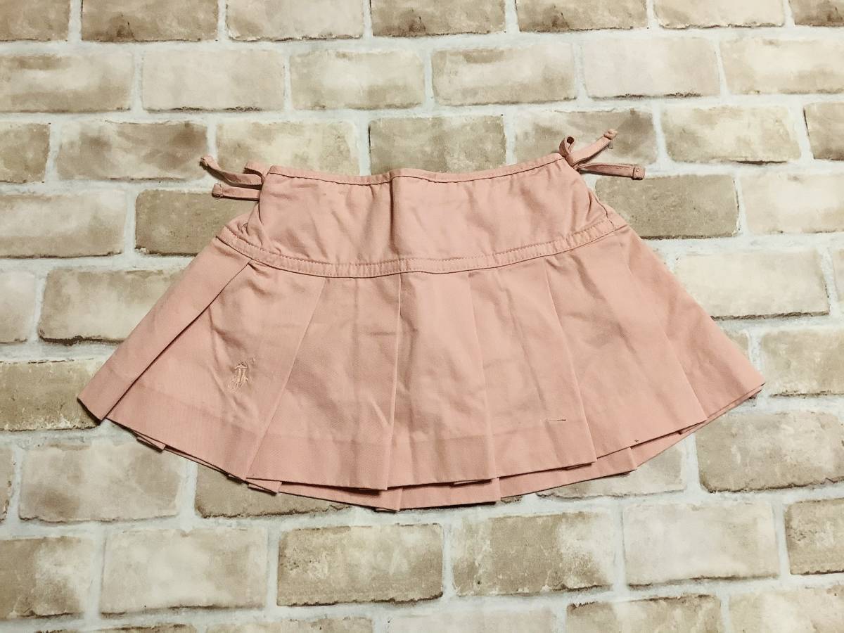 U_Baby-839[ прекрасный товар ]Ralph Lauren/ flair юбка /80cm/18M/ розовый / Ralph Lauren / ребенок одежда / девочка / произведена чистка / бесплатная доставка 