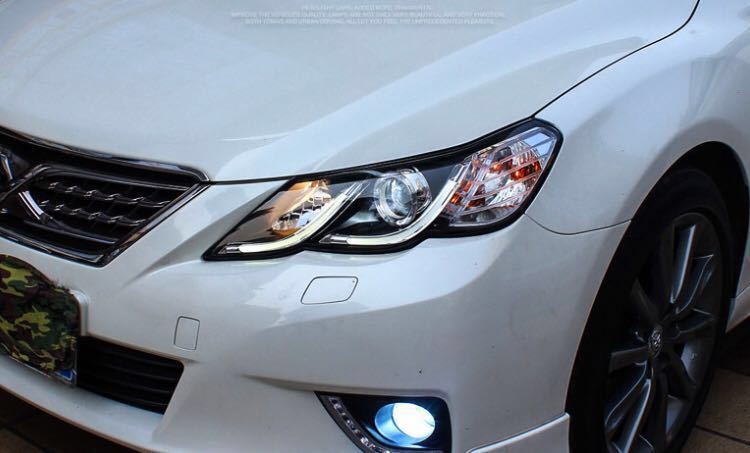 NEWデザイン マークX 130系 2010-2013y ヘッドライト 左右セット HID