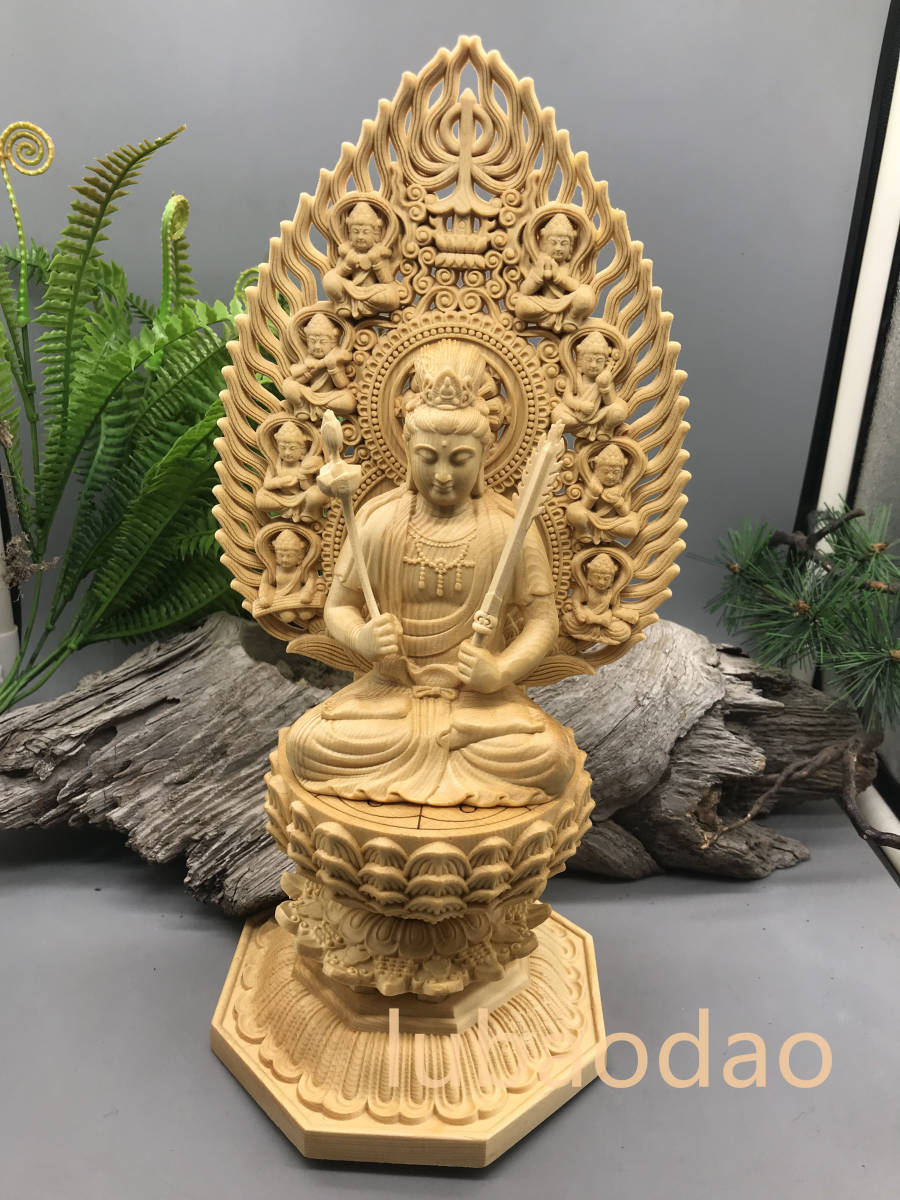 最安値挑戦! 観音菩薩像 極上品 木彫仏像 招財開運 精密彫刻 仏教工芸品 職人手作り - 彫刻/オブジェクト - alrc.asia 最安値挑戦! 観音菩薩像 極上品 木彫仏像 招財開運 精密彫刻 仏教工芸品 職人手作り - 彫刻/オブジェクト - alrc.asia