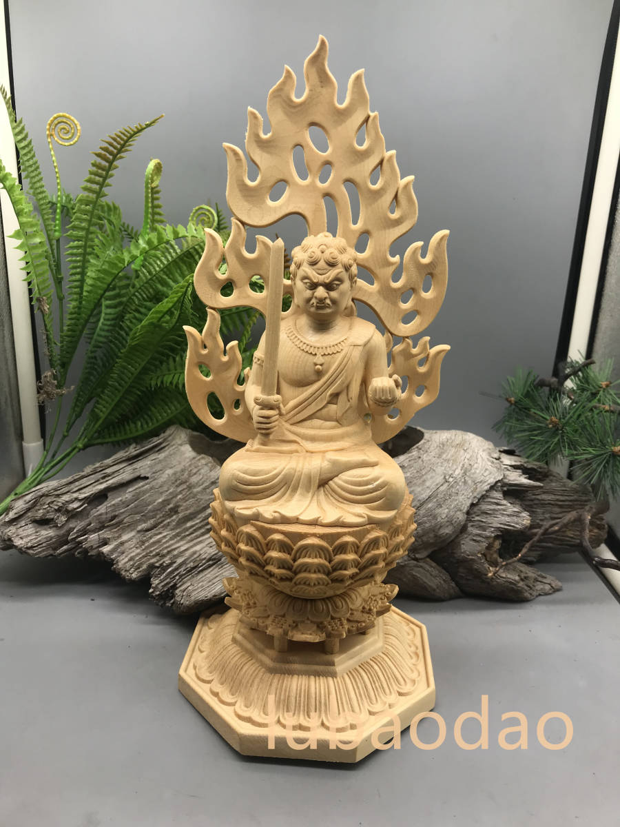 特上彫 仏教工芸品 木彫仏像 不動明王坐像r | www.csi.matera.it