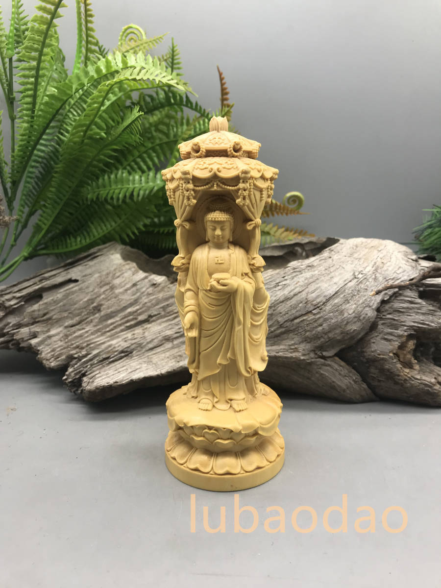 美術工芸品 西方三聖(観世音菩薩 阿弥陀如来 勢至菩薩) 精密細工 実