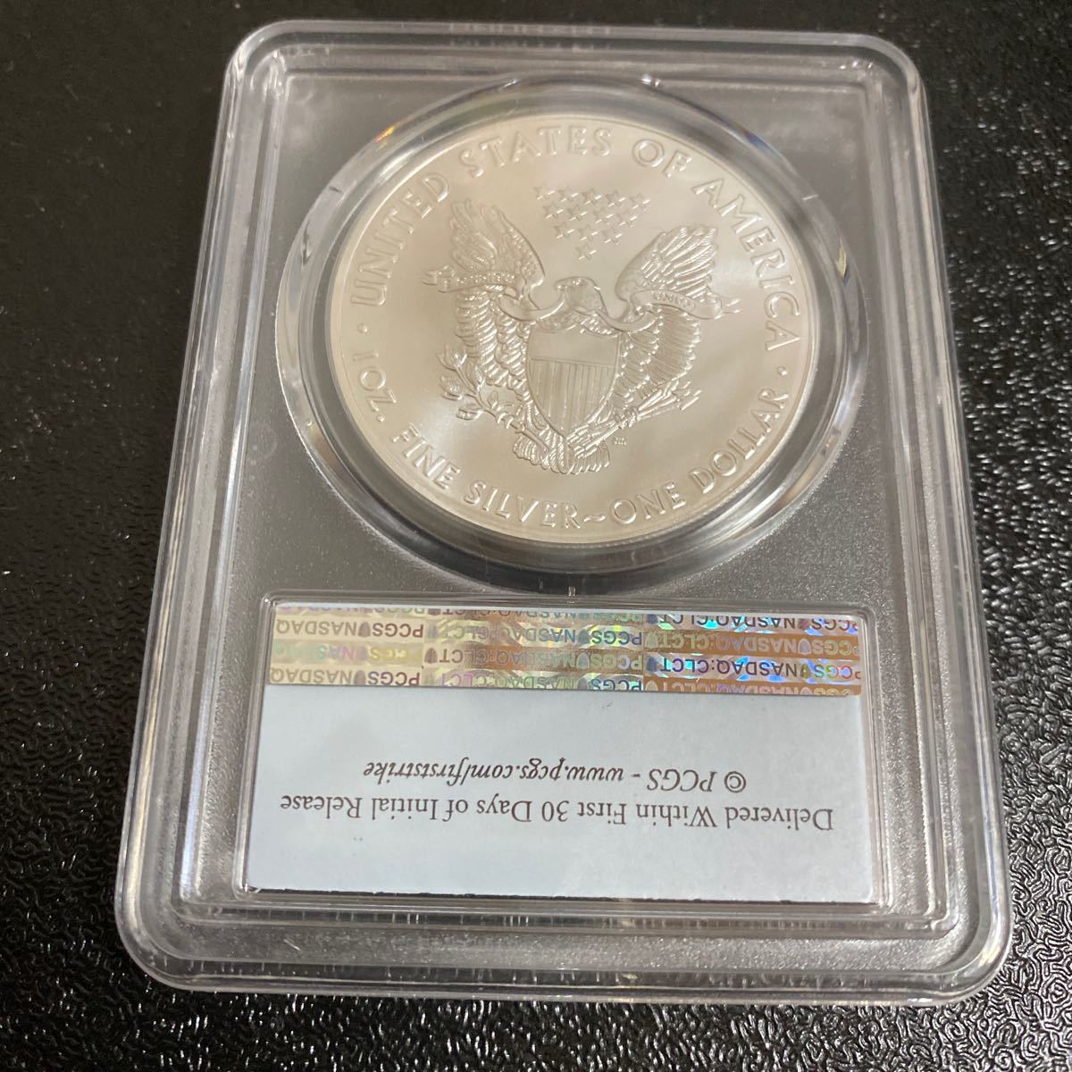 銀貨　99.9%  純銀　シルバー　イーグル 銀貨　PCGS 鑑定済み　アメリカ　