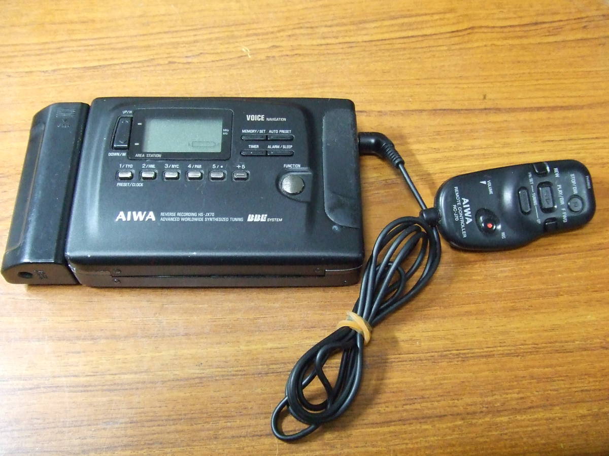 Yahoo!オークション - V276 希少リモコン/RC-J70付き AIWA Yahoo!オークション - V276 希少リモコン/RC-J70付き AIWA