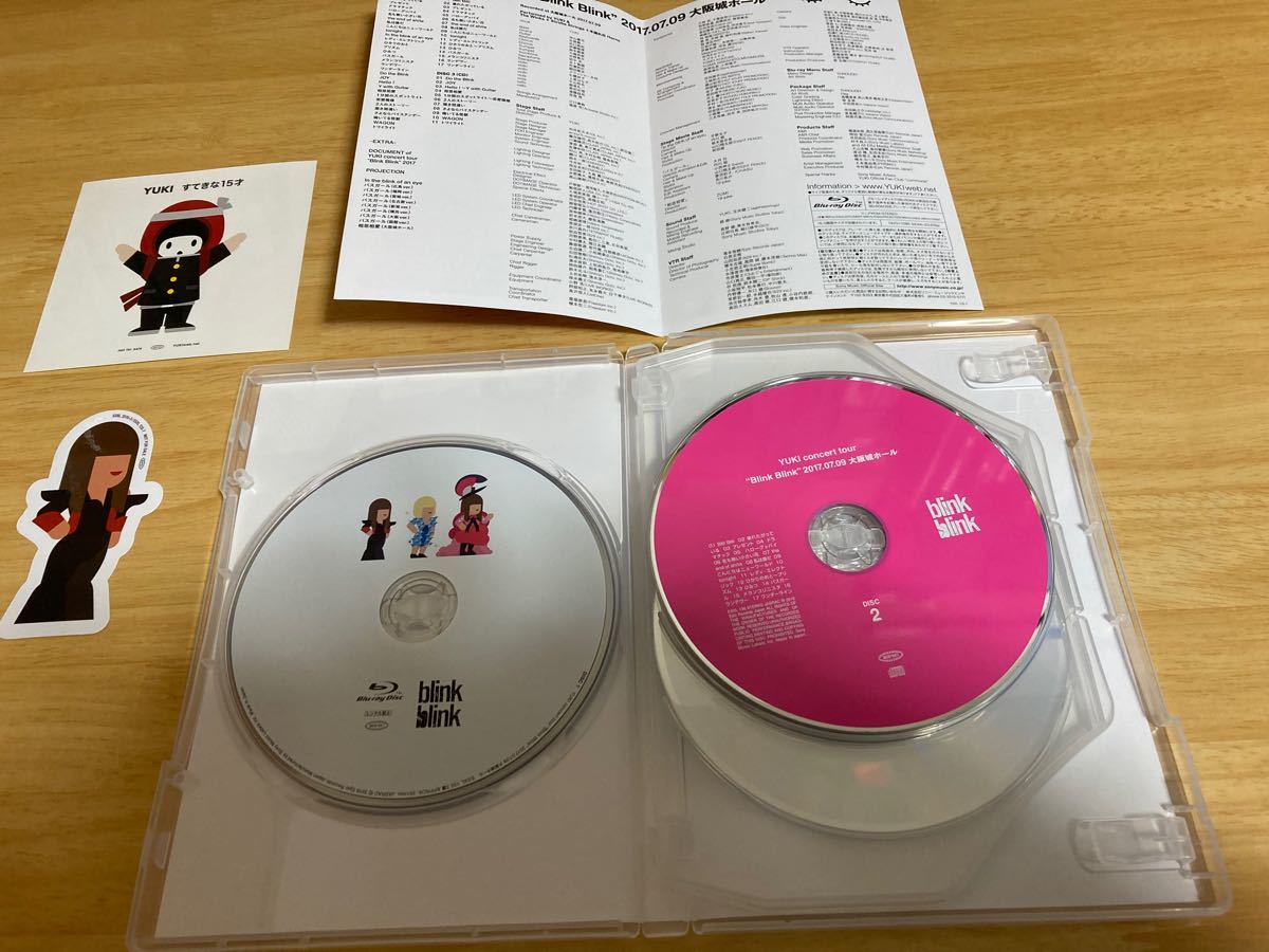 YUKI concert tour Blink Blink BD+CD 計3枚 YUKI concert tour Blink Blink BD+CD 計3枚 YUKI concert tour