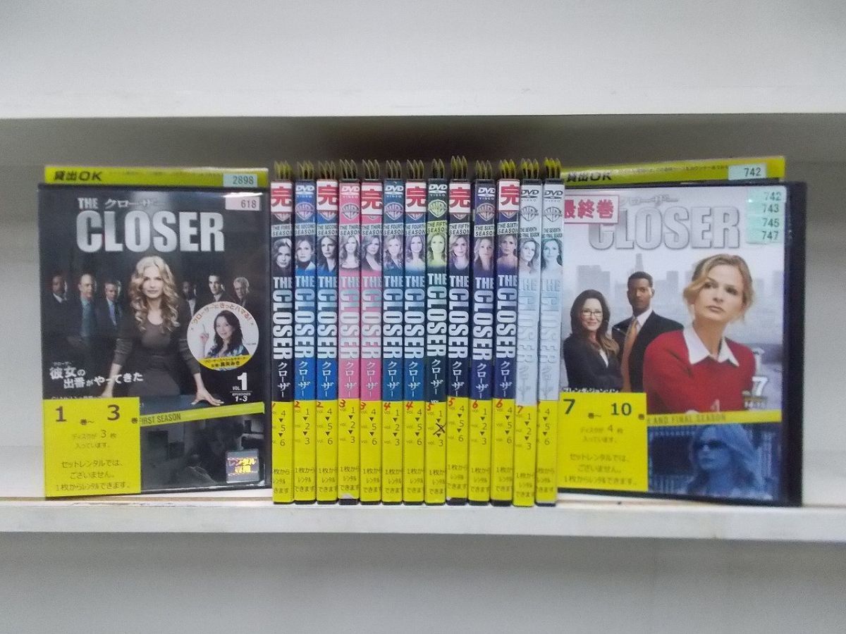 DVD クローザー シーズン1~7(ファイナル) シリーズ完結 全46巻