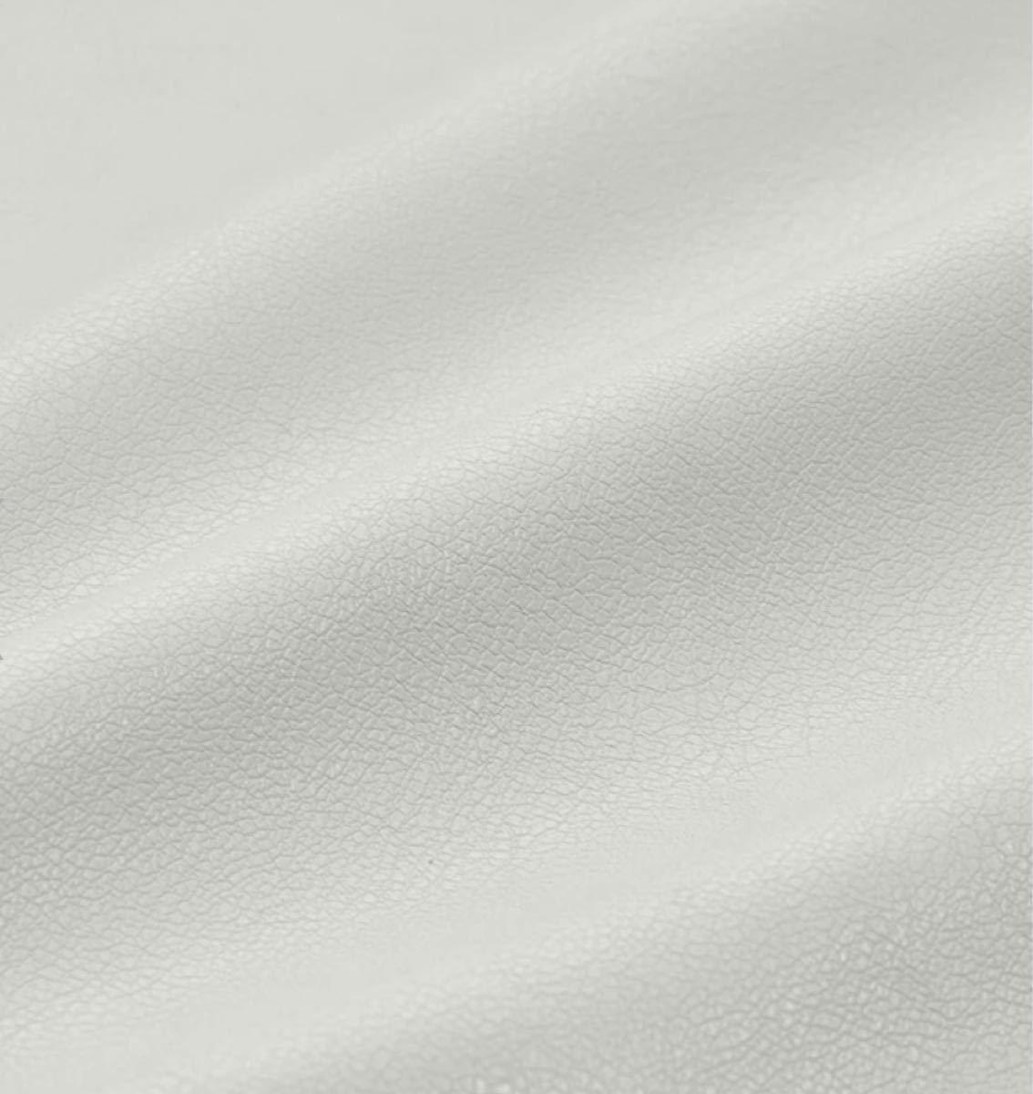 【GU】完売品 Lサイズ フェイクレザーダブルポケットシャツ(長袖)