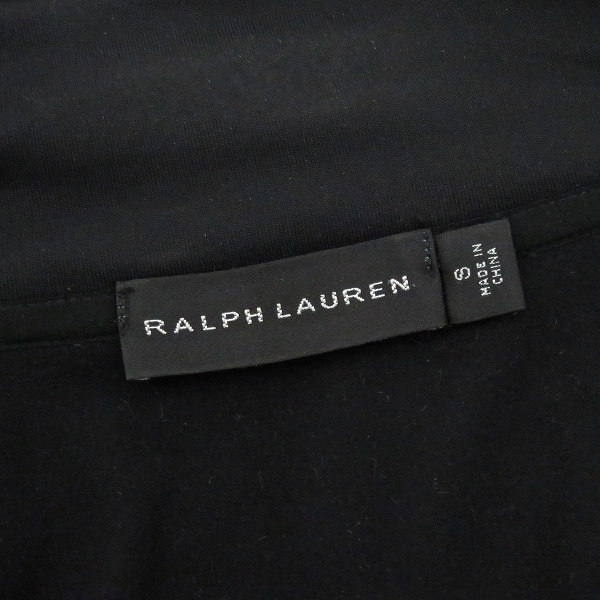 #anc ラルフローレン RalphLauren ブルゾン ジャケット S 黒 ジップアップ メンズ [710725]_画像5