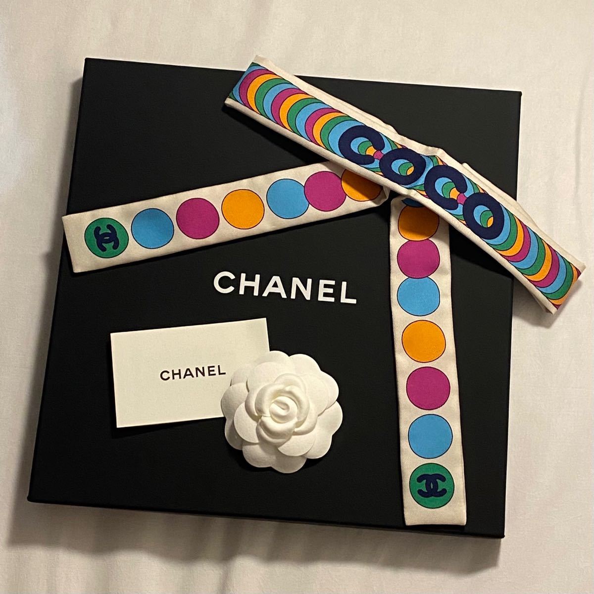 新品◇CHANEL ツィリー スカーフ ヘアバンド 完売色-