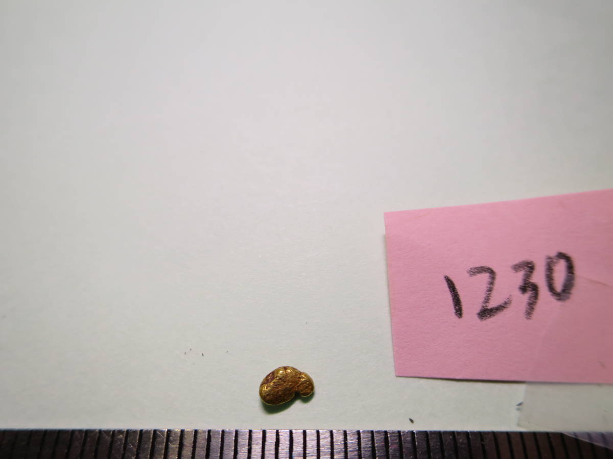 金ナゲットアラスカ鉱脈金塊ゴールドフィンガー 5mm 1粒(20-22k)1230の画像3