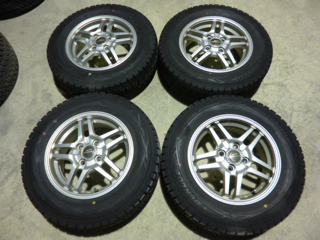 185/70R14 DUNLOP WM01 スタッドレス バリ山! pa-kotabumi.go.id