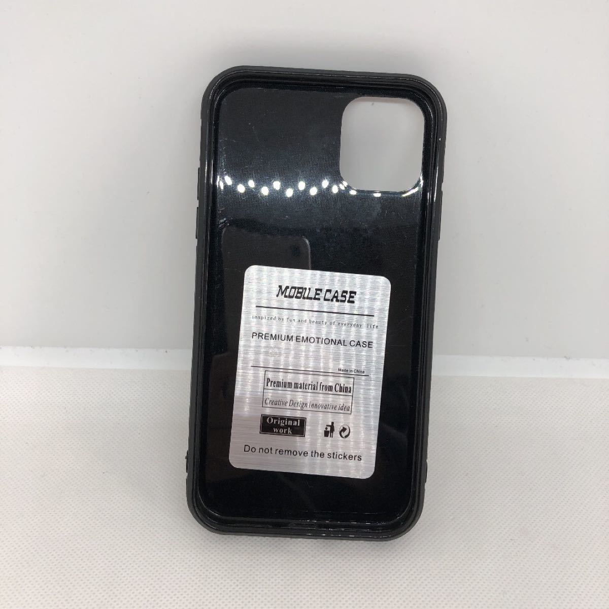 iPhone11 ケース　財布型ケース　カード収納　ブラック